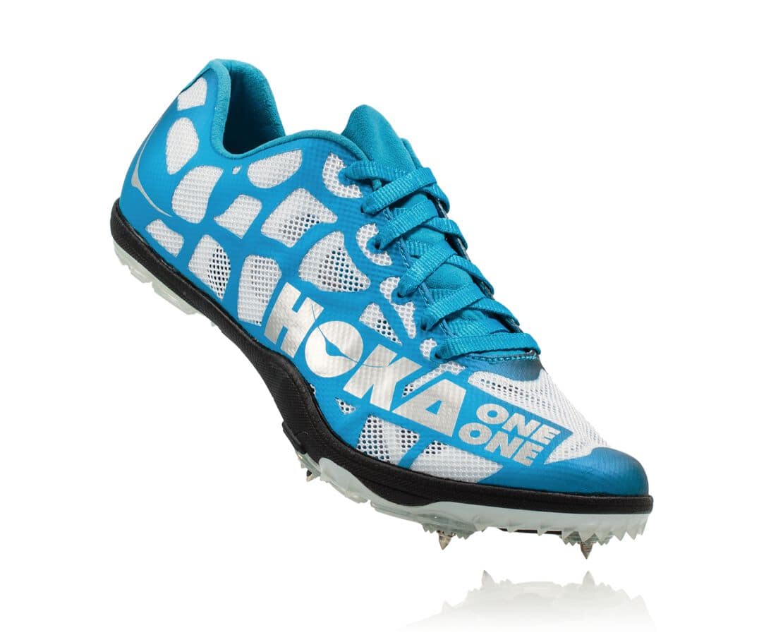 Dámské Track Spikes Hoka One One Rocket Ld Bílé / Blankyt Výprodej,RZFJL-0942